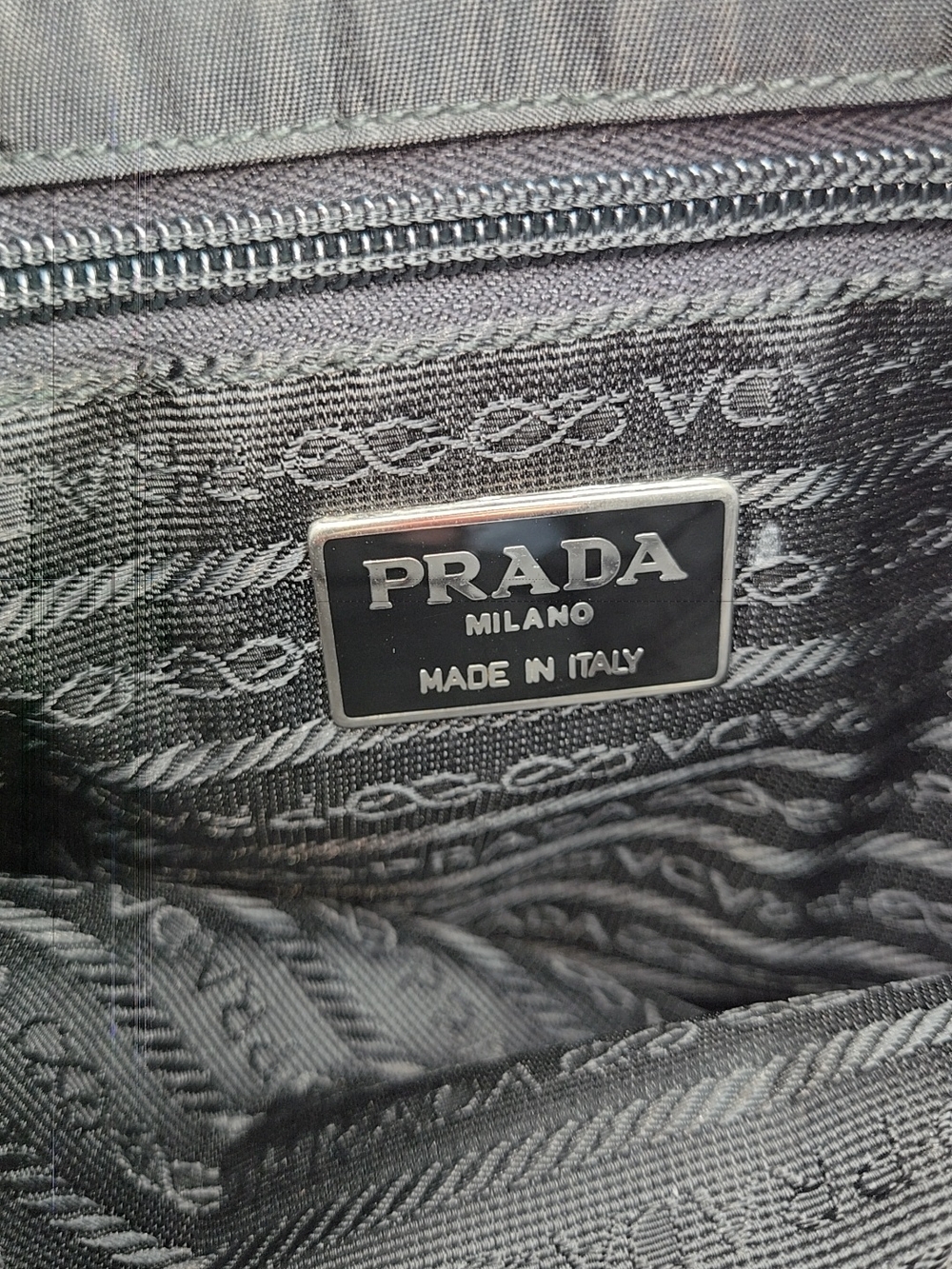 Prada Black Velvet Cutout Handle Tote - Picture 4 of 12